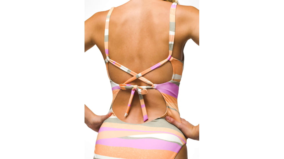 prAna Mallorca One Piece - Womens, Waves, XS, 2064431-962-XS