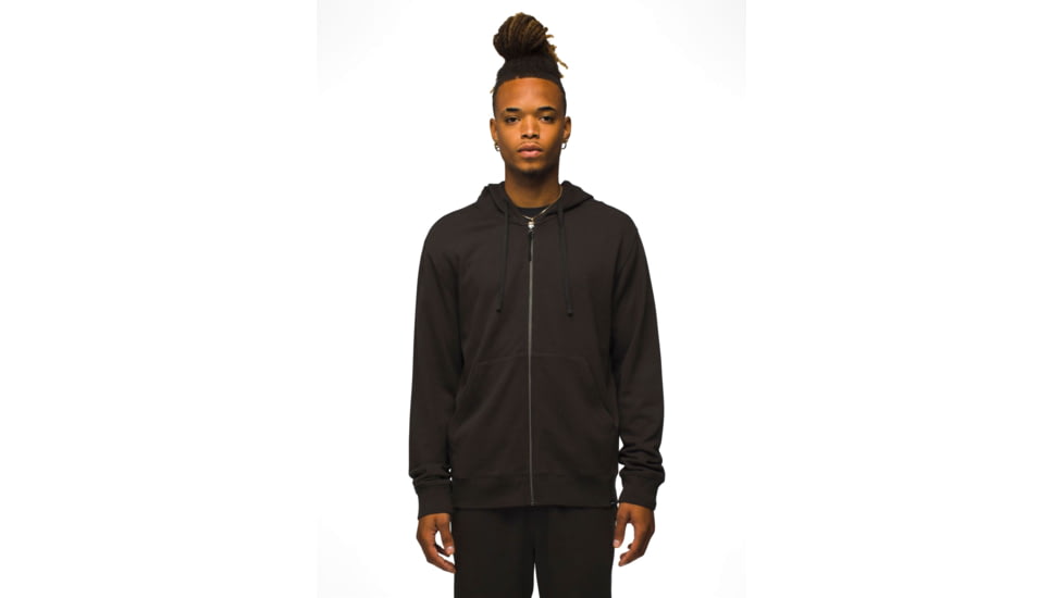 prAna North County FZ Hoodie - Mens, Dark Iron, M, 2057111-020-ST-M