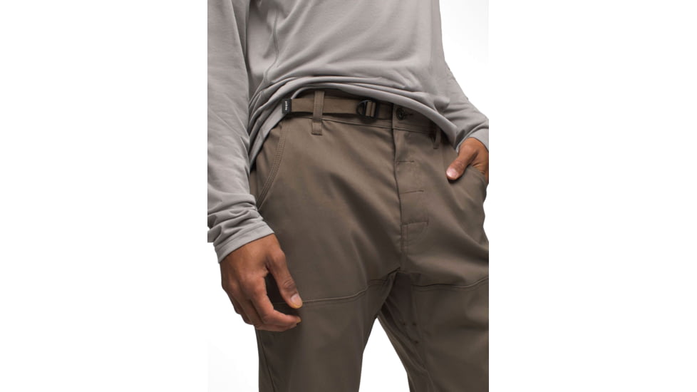 prAna Stretch Zion Pant 36 Inch Inseam - Mens, Mud, 34, 2056941-200-36-34