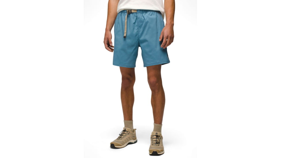 prAna Stretch Zion Pull On Short 5in Inseam - Mens, High Tide, XL, 2064701-400-05-XL