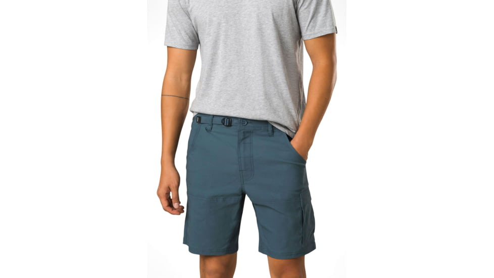prAna Stretch Zion Short II 8in Inseam - Mens, Grey Blue, 40, 1969751-400-08-40
