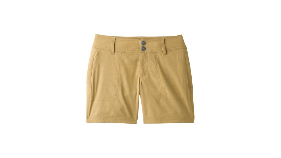 prAna Revenna Short 7 Inch Inseam - Womens, Vintage Khaki, 4, W3118LG12 -258-4