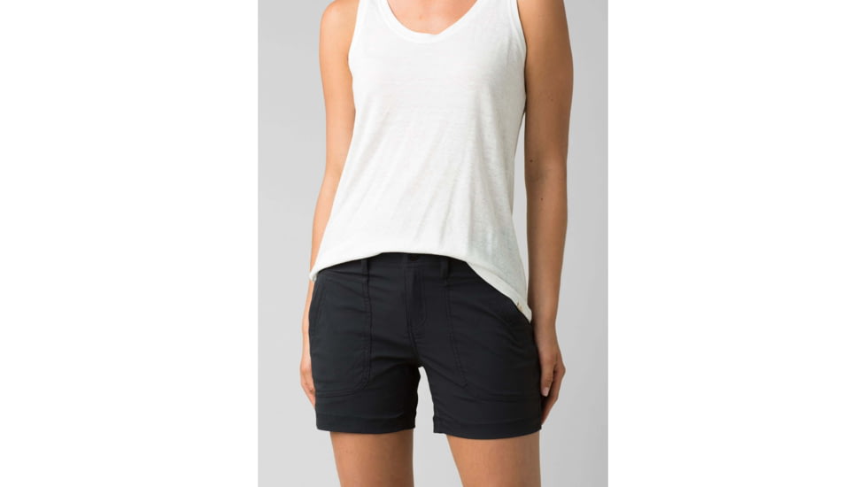 prAna Revenna Short - Womens, Black, 4, 7in, W3120LR40-BLK-4