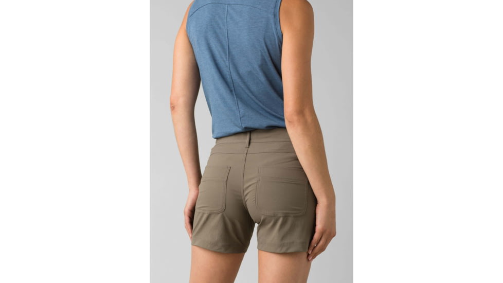 prAna Revenna Short - Womens, Mud, 2, 7in, W3120LR40-MUD-2