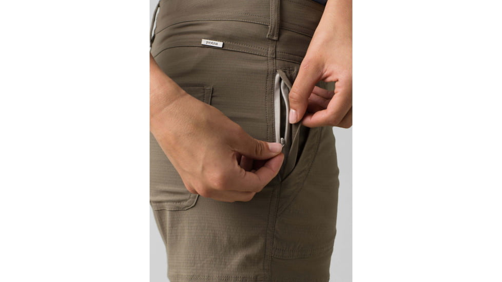 prAna Revenna Short - Womens, Mud, 2, 7in, W3120LR40-MUD-2