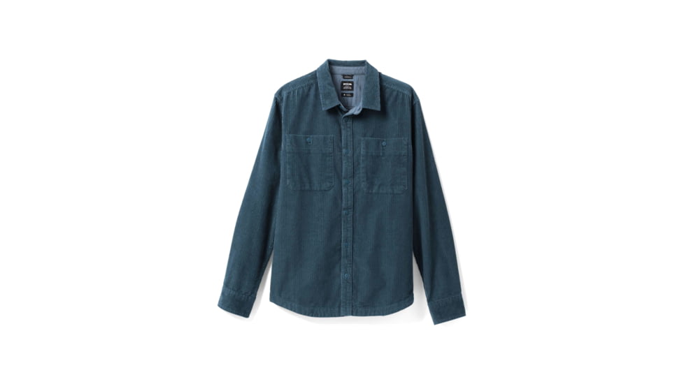 prAna Ridgecrest Long Sleeve Top - Men's, Extra Large, Deep Stellar, 1967951-400-ST-XL
