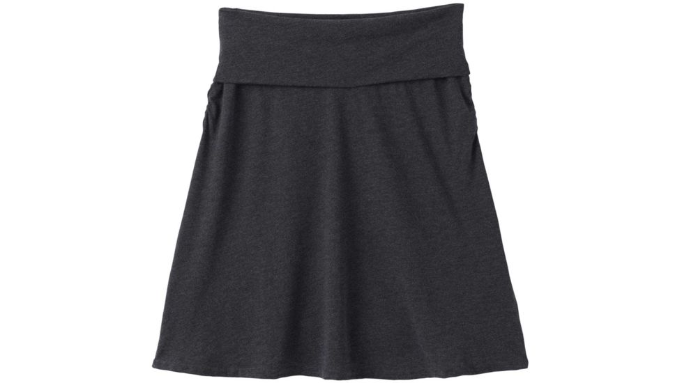 prAna Valencie Skirt - Womens, Black, Medium, W31202117-BLK-M