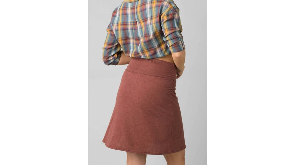 prAna Valencie Skirt - Womens, Vino, Medium, W31202117-VINO-M