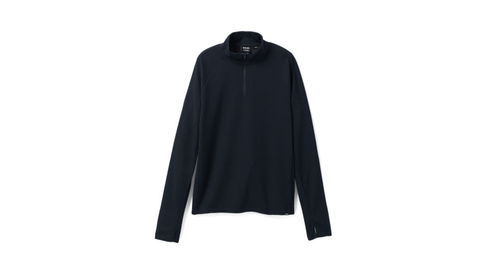 prAna Wensley 1/2 Zip Top - Men's, Medium, Black, 1968101-001-SL-M