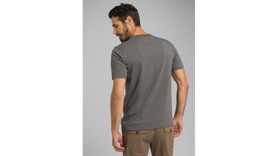 prAna Wise Ass Journeyman Tee - Mens, Charcoal Heather, XXLarge, M11180479-CCHT-XXL