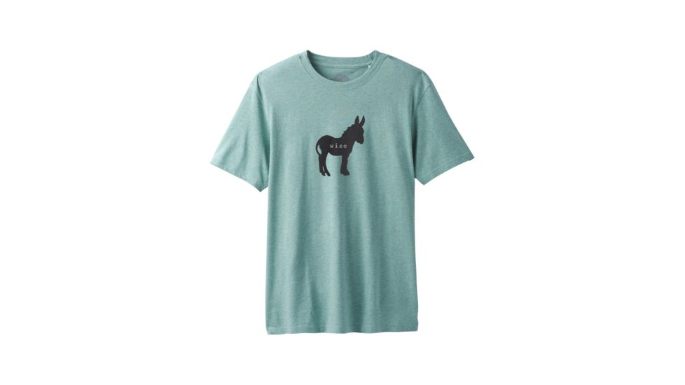 prAna Wise Ass Journeyman Tee - Men's, Sweetwater Green Heather, Small, M11180479-SGHT-S