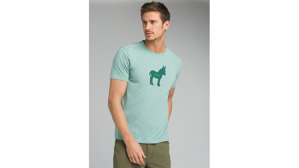 prAna Wise Ass Journeyman Tee - Mens, Sweetwater Green Heather, XXLarge, M11180479-SGHT-XXL