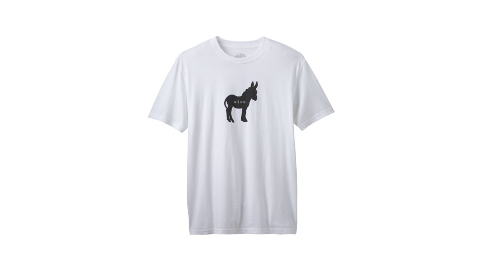 prAna Wise Ass Journeyman Tee - Men's, White, Large, M11180479-WHT-L