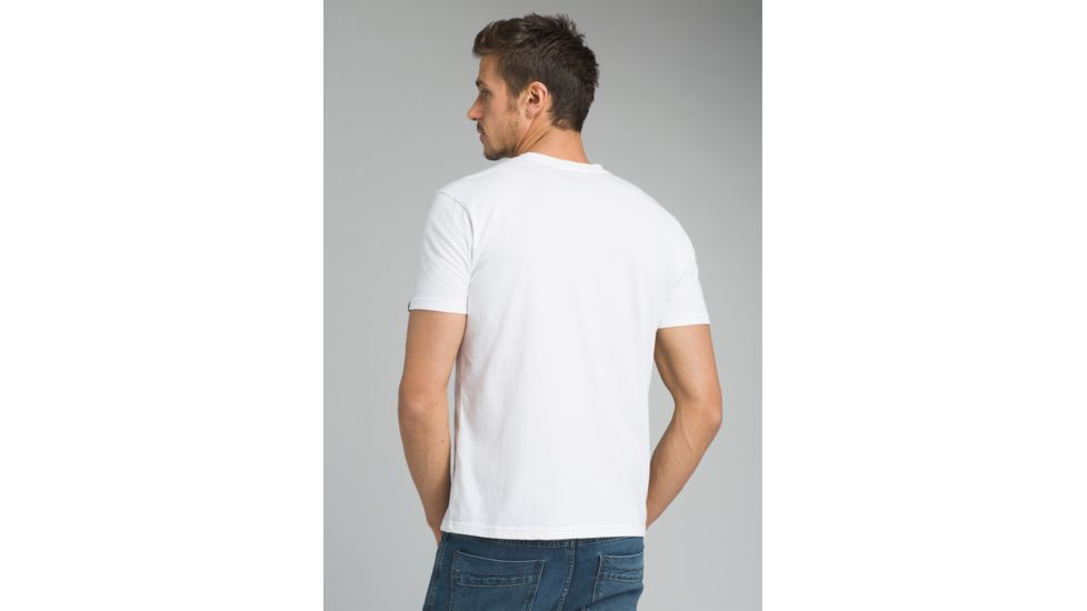 prAna Wise Ass Journeyman Tee - Mens, White, XXLarge, M11180479-WHT-XXL