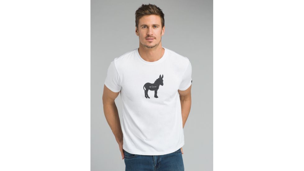 prAna Wise Ass Journeyman Tee - Mens, White, XXLarge, M11180479-WHT-XXL