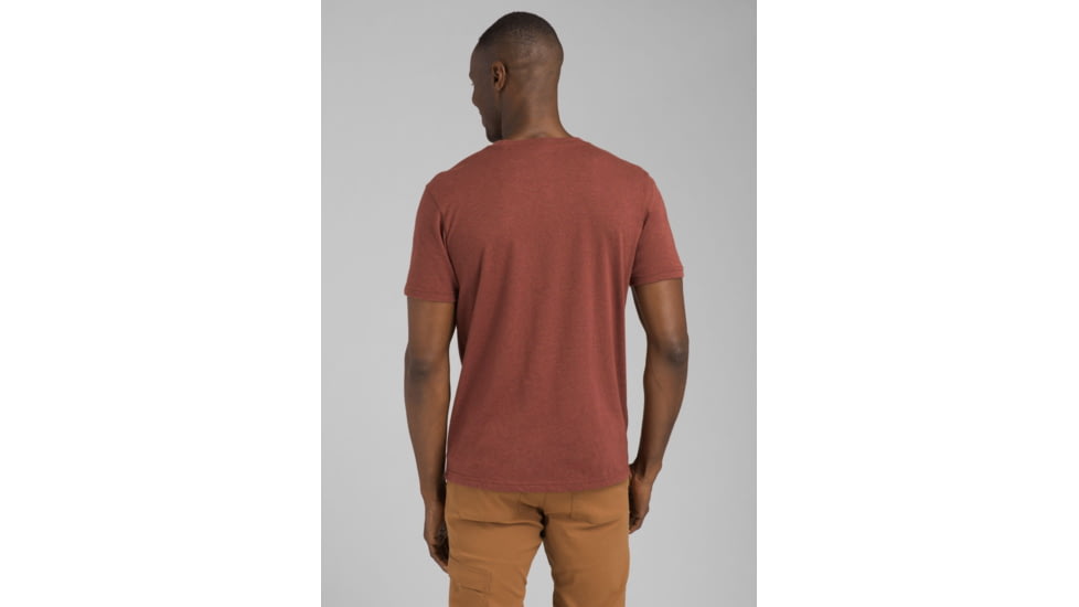 prAna Wise Journeyman Tee - Mens, Maple Heather, Large, M11180479-MPHT-L