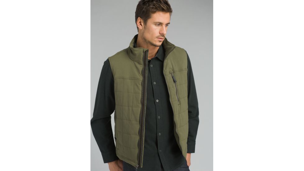 prAna Zion Quilted Vest - Men's, Cargo Green, XXLarge, M13170509-CAGR-XXL