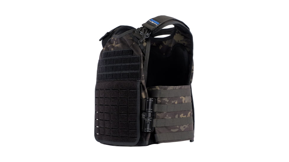 Premier Body Armor Core Plate Carrier w/ Level IIIA Cummerbund Armor, Multicam Black, 2XL, CMPC-MCB-2XL-IIIA