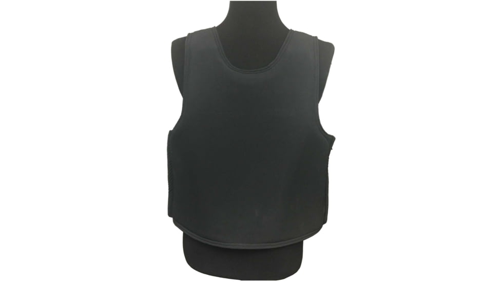 Premier Body Armor NIJ Certified Discreet Executive Vest Level IIIA, Black, 2XL, DEV-Black-2XL