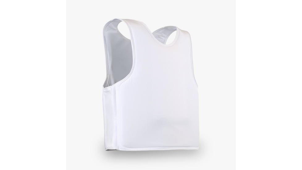 Premier Body Armor NIJ Certified Discreet Executive Vest Level IIIA, White, Medium, DEV-White-M