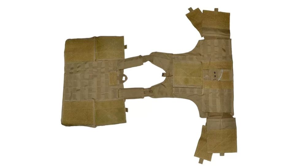 Sniper Cross Draw Tactical Multi Function Vest, Tan, ASVT02-T