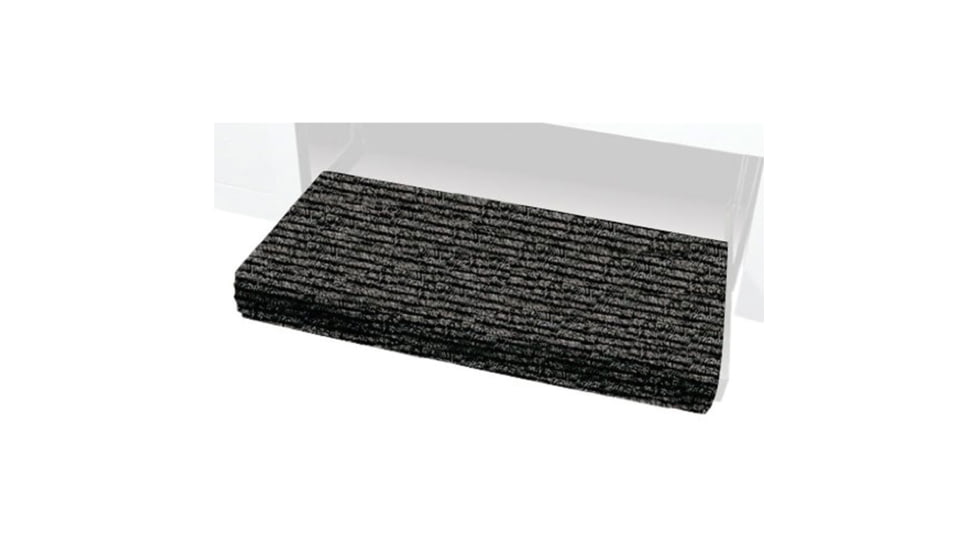 Prest-O-Fit Ruggids RV Step Rug Granite, Black, 2-0420