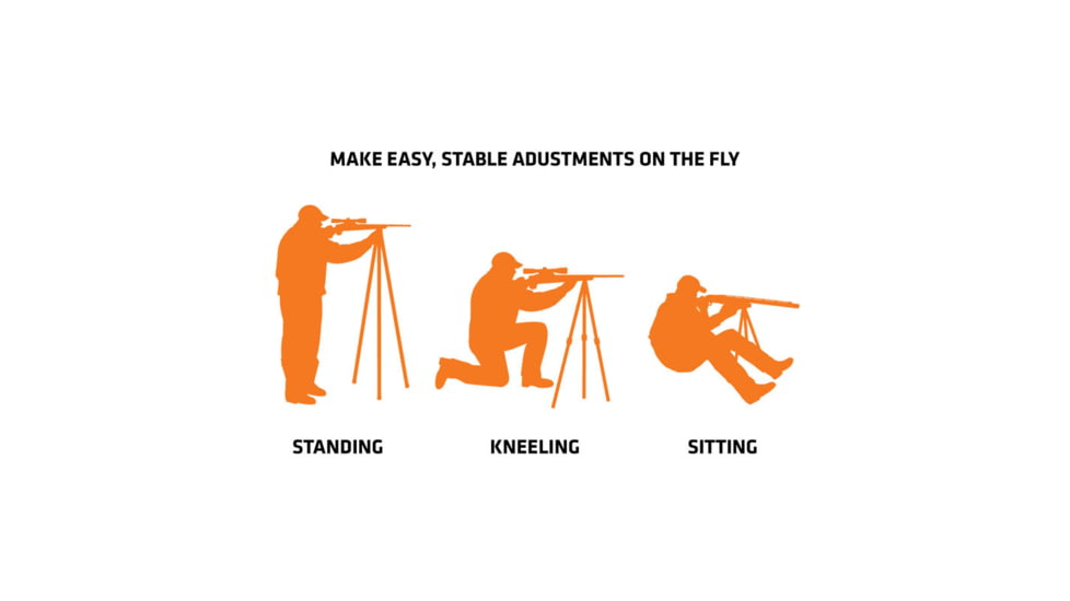 Primos Hunting Trigger Stick Gen 3 Jim Shockey Tall Tripod, 24-62in, Truth Camo, Clam, 65815