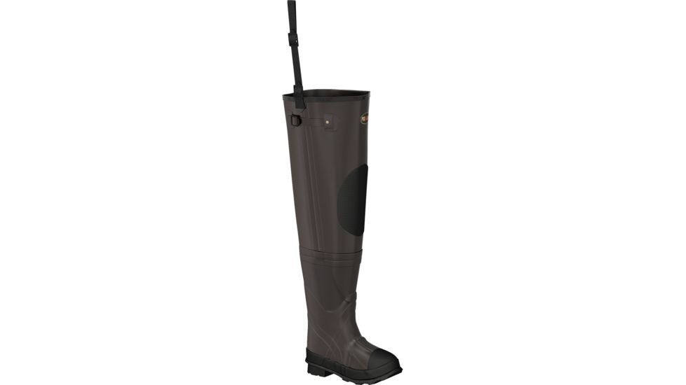 Proline Stream Rubber Hip Wader - Rubber Outsole - Youth, Dark Brown, 13 2011-Y-L-13