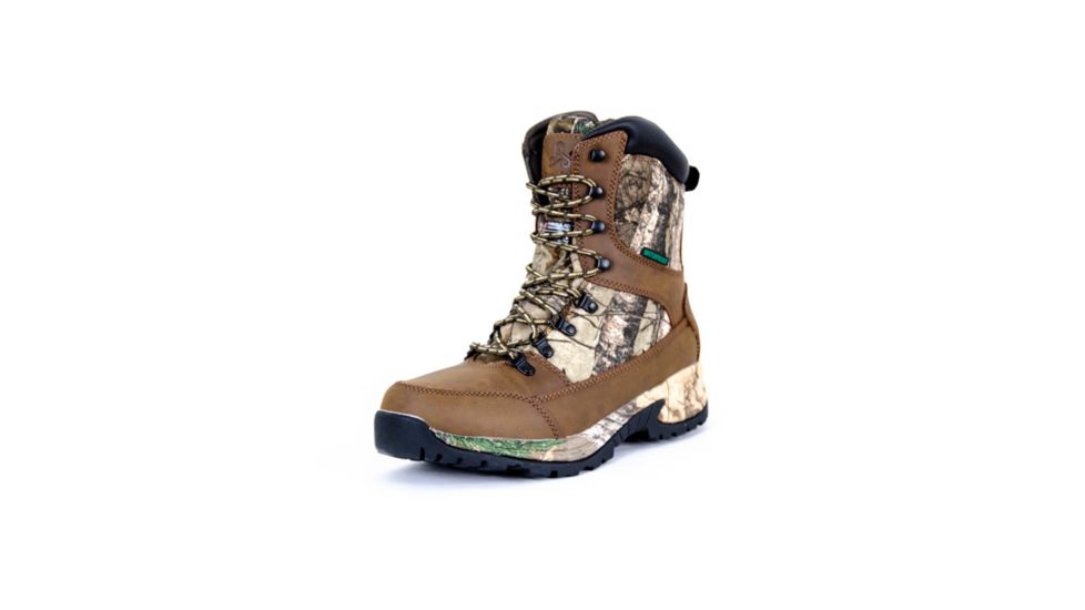Proline Tundra Waterproof Hunting Boot 1000g, Brown/Realtree XTRA Camo, Mens US 08.5, 61123XTR-085