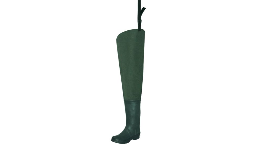 Proline Twin River 2-Ply Hip Wader - Rubber Outsole - Men's, Dark Green, US 08 71101-L-08