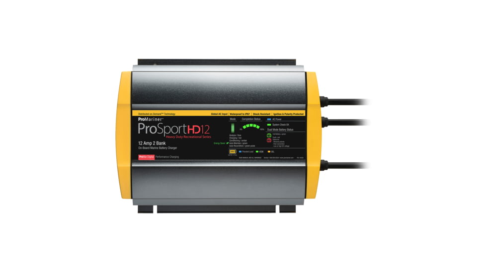 ProMariner ProSportHD 12 Global Gen 4 - 12 Amp - 2 Bank Battery Charger