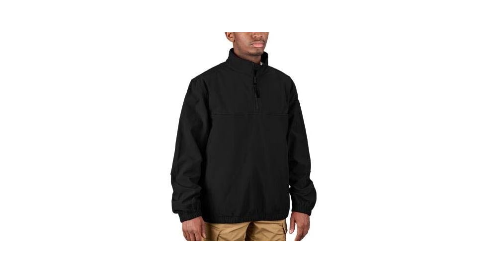 Propper 1/4 Zip Softshell Job Shirt - Mens, Black, Extra Large, Long Inseam, F54395Z001XL3