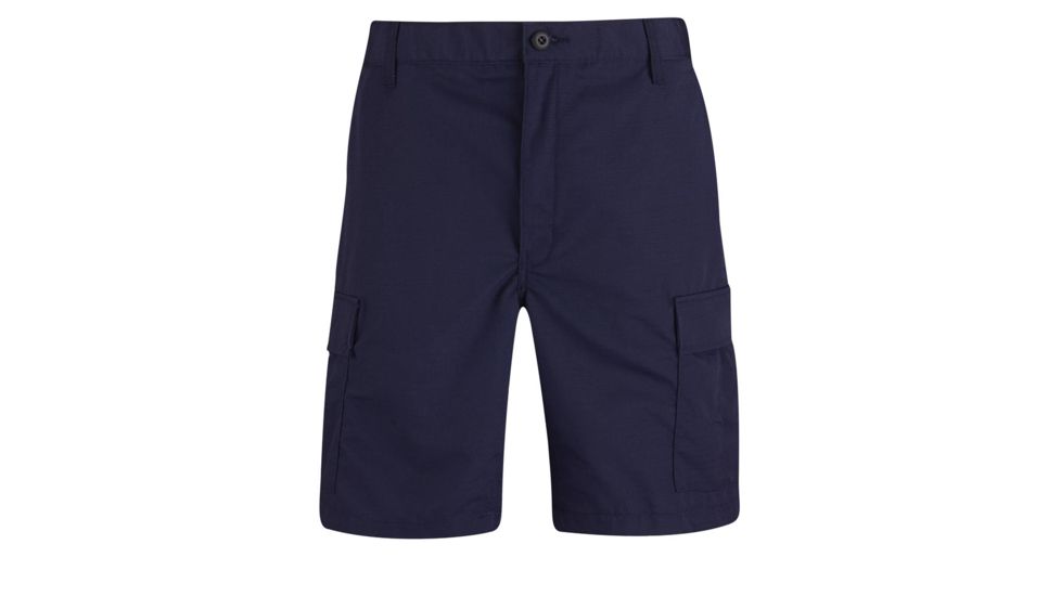 Propper BDU Poly Cotton Battle Rip Shorts w/ Zipper Fly, Small, Dark Navy