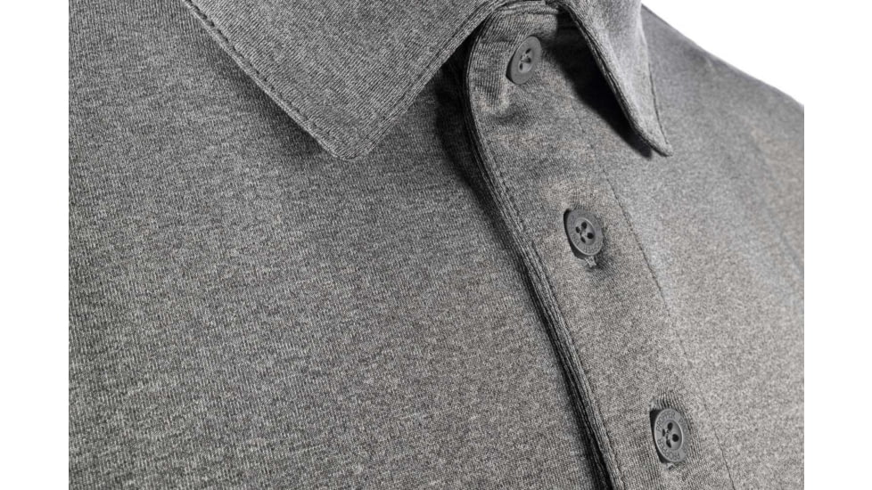 Propper EdgeTec Long Sleeve Polo - Womens, Heather Grey, XL, F58255M023XL