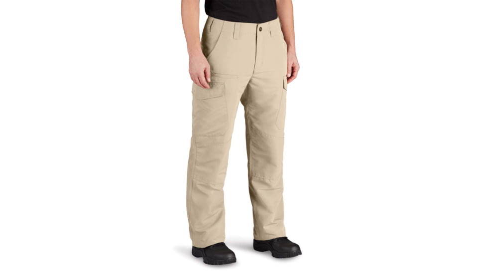 Propper EDGETEC Tactical Pants w/Side Sargo Pockets- Womens, Khaki, 14, Regular, F59055P25014R