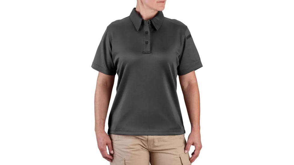 Propper I.C.E. Performance Short Sleeve Polo - Womens, Charcoal, XS, F532772015XS