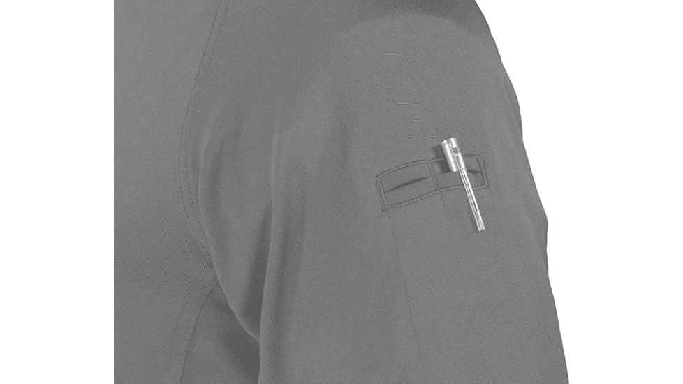 Propper Raglan Long Sleeve Utility Polo - Mens, Charcoal, S, F531301015S