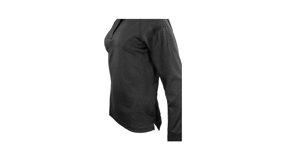 Propper Raglan Long Sleeve Utility Polo - Womens, Black, 3XL, F5310010013XL
