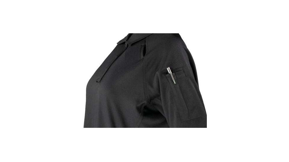 Propper Raglan Long Sleeve Utility Polo - Womens, Black, 3XL, F5310010013XL