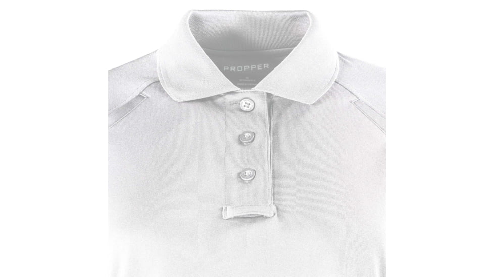 Propper Raglan Utility Short Sleeve Polo - Womens, White, 2XL, F5309011002XL