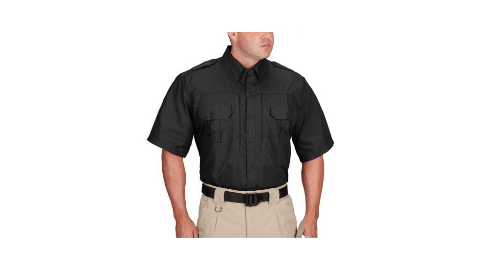 Propper Tactical Short Sleeve Shirt - Mens, Black, 5XL, F5311500015XL