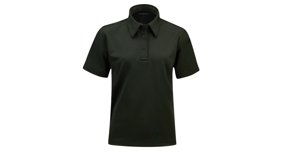 Propper Womens I.C.E. Performance Polo Short Sleeve Shirt, Dark Green