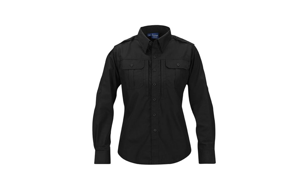 Propper Women's Long Sleeve Tactical Shirt, Size Large, Black F530550001L