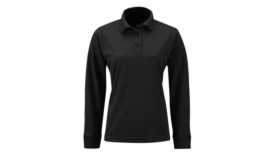 Propper Womens Uniform Polo - Long Sleeve, Black, Small, F53964C001S