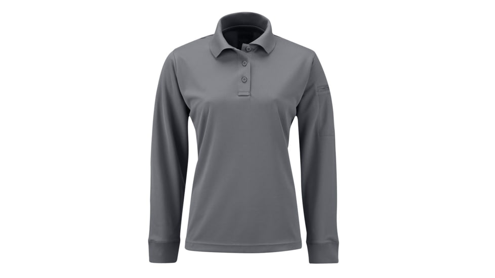 Propper Womens Uniform Polo - Long Sleeve, Grey, Large, F53964C020L