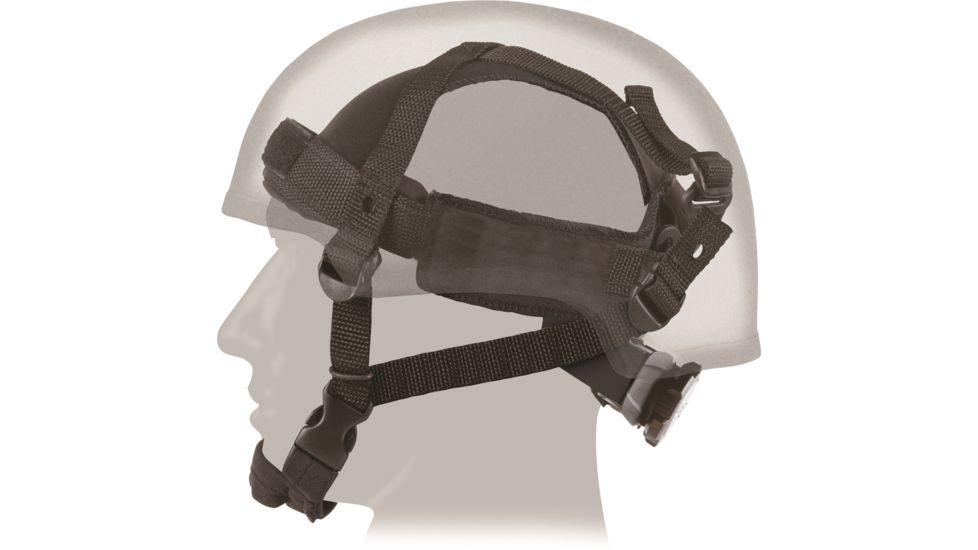 Protech R2S Ratchet Retention Suspension System for Delta 4 Tactical Helmet, Small - 1in 1002783