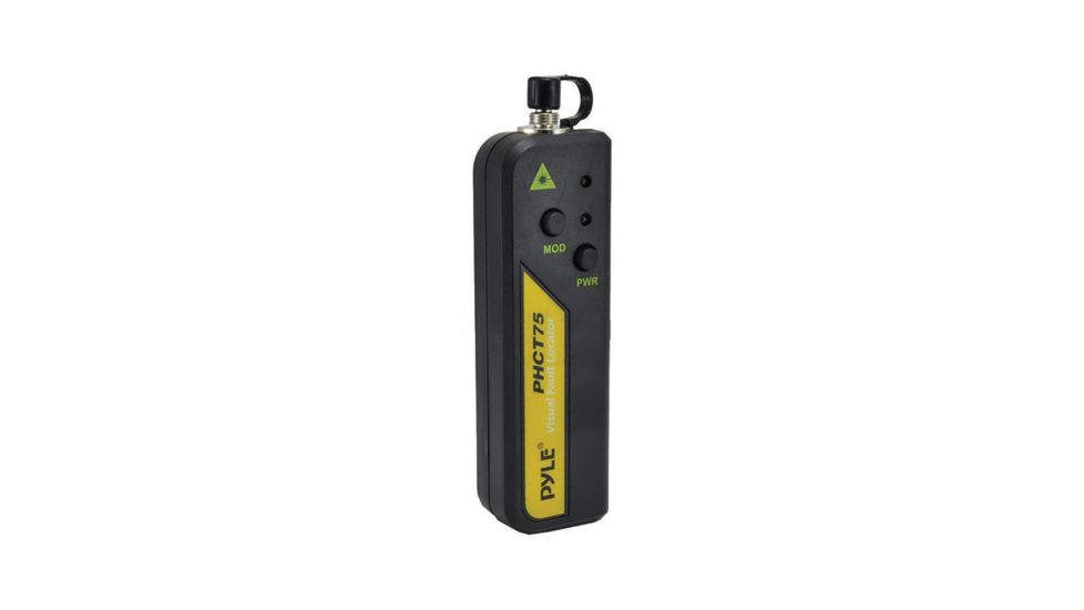 Pyle Networks Optical Fiber Visual Fault Locator Cable, Black PHCT75