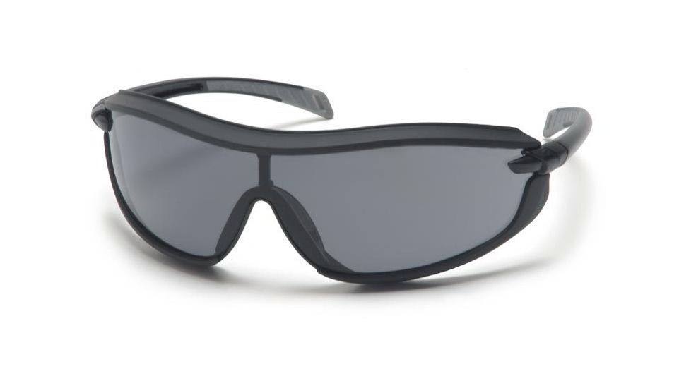 Pyramex XS3 Safety Eyewear - Gray Anti-Fog Lens, Black Frame SB4620ST