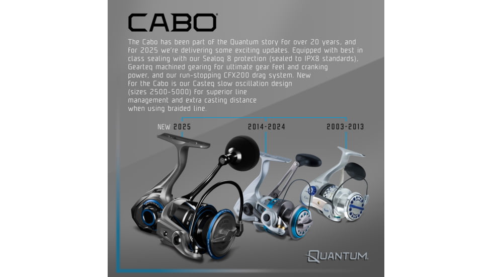 Quantum Cabo Spinning Reel