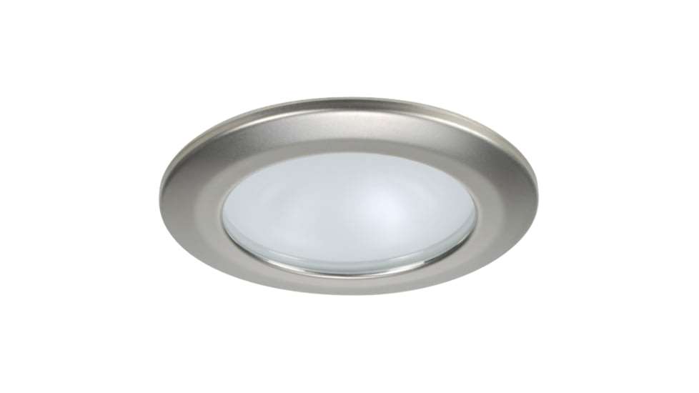 Quick Kor XP Downlight 4W LED Round Light w/ Round Satin Bezel, IP66, Screw Mounted, Daylight, FAMP3262S01CA00